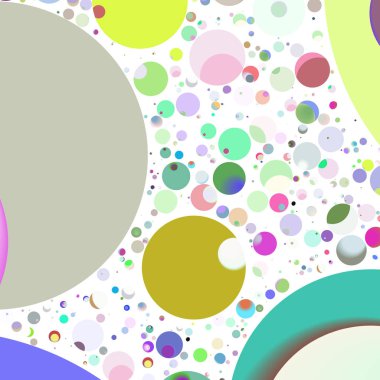 Çok renkli geometrik daire arka plan seamless modeli.