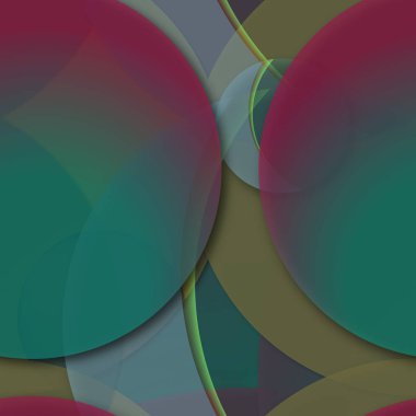 Çok renkli geometrik daire arka plan seamless modeli.