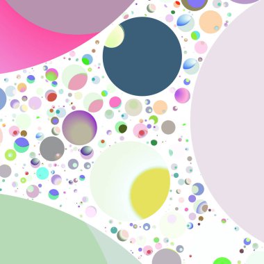 Çok renkli geometrik daire arka plan seamless modeli.