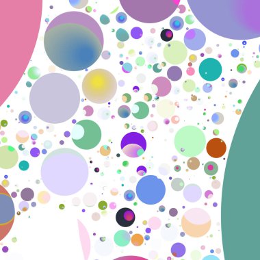 Çok renkli geometrik daire arka plan seamless modeli.