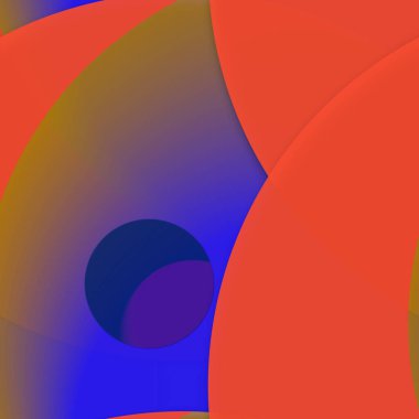 Çok renkli geometrik daire arka plan seamless modeli.