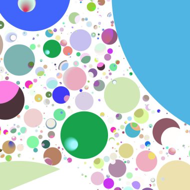 Daire saydam arka plan - eğilim seamless modeli.