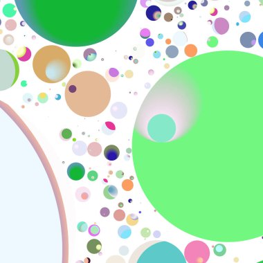 Çok renkli geometrik daire arka plan seamless modeli.