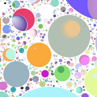 Daire saydam arka plan - eğilim seamless modeli.