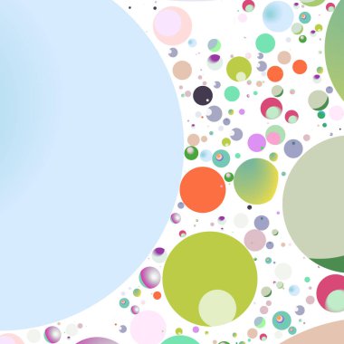 Çok renkli geometrik daire arka plan seamless modeli.