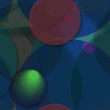 Çok renkli geometrik daire arka plan seamless modeli.