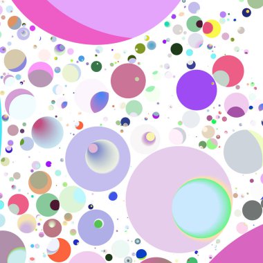 Çok renkli geometrik daire arka plan seamless modeli.