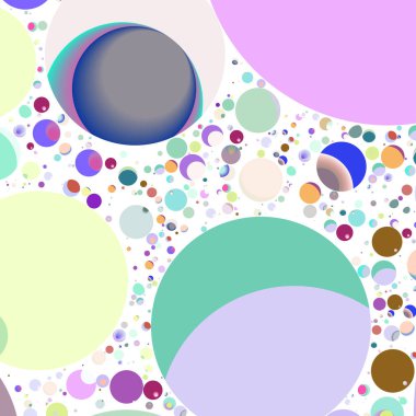 Daire saydam arka plan - eğilim seamless modeli.