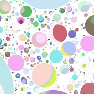 Çok renkli geometrik daire arka plan seamless modeli.