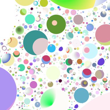 Daire saydam arka plan - eğilim seamless modeli.