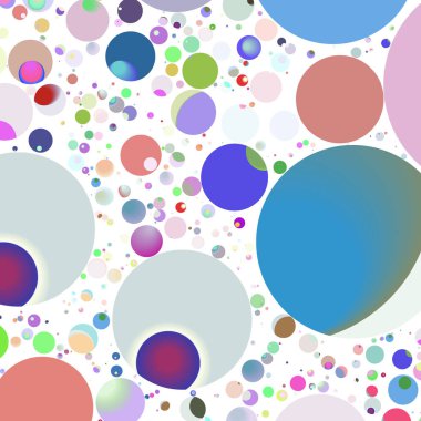 Çok renkli geometrik daire arka plan seamless modeli.