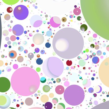 Çok renkli geometrik daire arka plan seamless modeli.