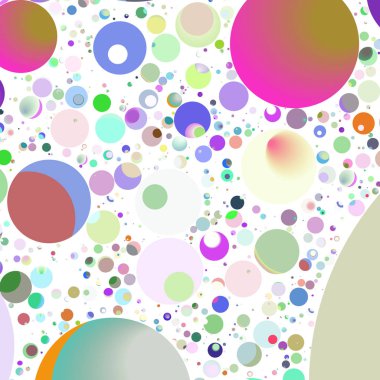 Çok renkli geometrik daire arka plan seamless modeli.
