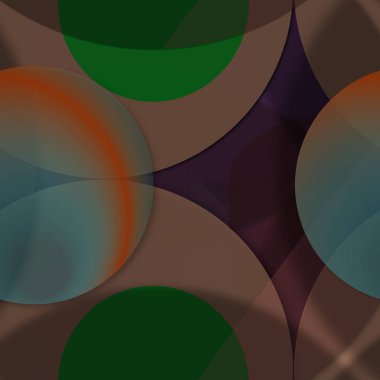 Çok renkli geometrik daire arka plan seamless modeli.