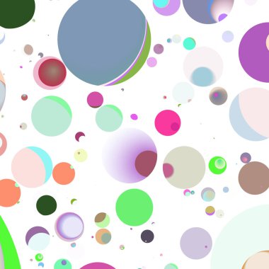 Çok renkli geometrik daire arka plan seamless modeli.