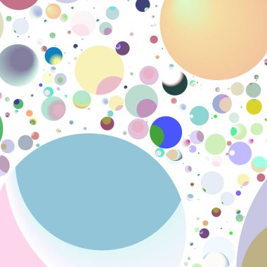 Daire saydam arka plan - eğilim seamless modeli.