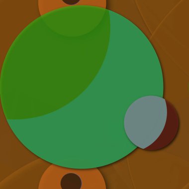 Çok renkli geometrik daire arka plan seamless modeli.