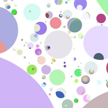 Çok renkli geometrik daire arka plan seamless modeli.