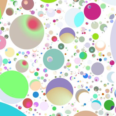 Daire saydam arka plan - eğilim seamless modeli.