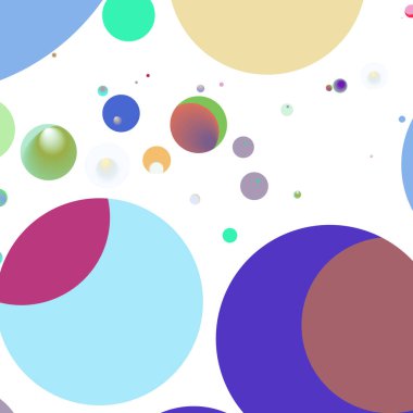 Çok renkli geometrik daire arka plan seamless modeli.