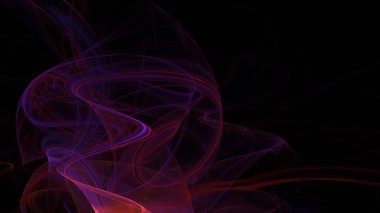 Fantezi kaotik renkli fraktal desen. Soyut Fraktal şekiller. 3D render resimde arka plan veya duvar kağıdı.