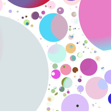 Çok renkli geometrik daire arka plan seamless modeli.