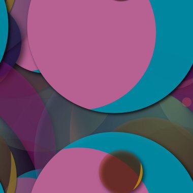 Daire saydam arka plan - eğilim seamless modeli.