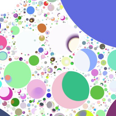 Çok renkli geometrik daire arka plan seamless modeli.