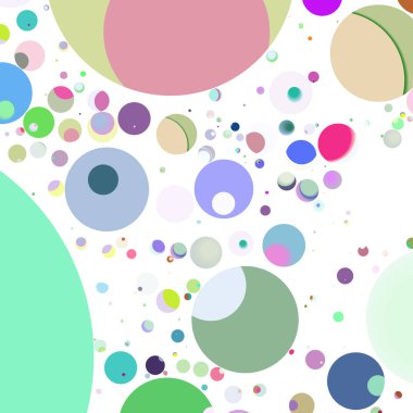 Çok renkli geometrik daire arka plan seamless modeli.