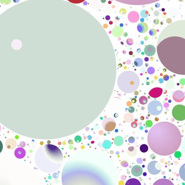 Çok renkli geometrik daire arka plan seamless modeli.