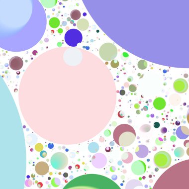 Çok renkli geometrik daire arka plan seamless modeli.