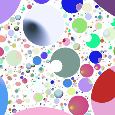 Çok renkli geometrik daire arka plan seamless modeli.