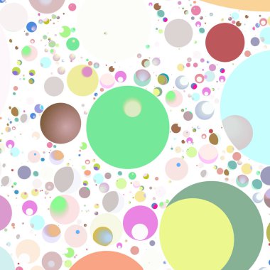 Daire saydam arka plan - eğilim seamless modeli.