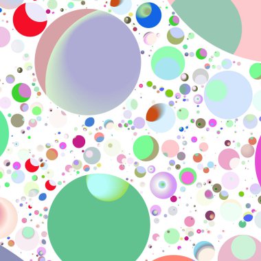 Daire saydam arka plan - eğilim seamless modeli.