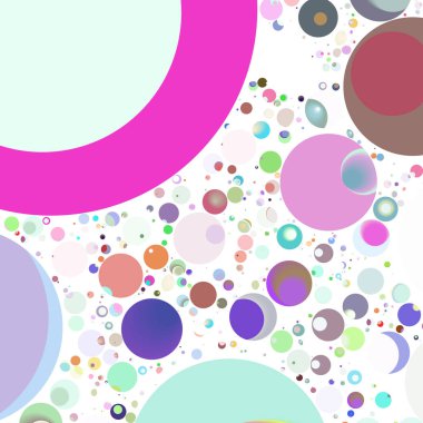 Daire saydam arka plan - eğilim seamless modeli.