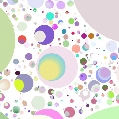 Çok renkli geometrik daire arka plan seamless modeli.