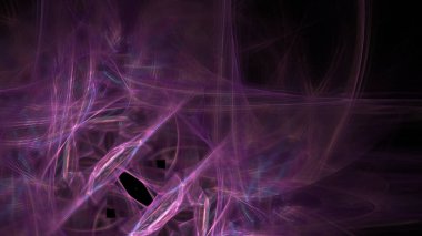 Fantezi kaotik renkli fraktal desen. Soyut Fraktal şekiller. 3D render resimde arka plan veya duvar kağıdı.