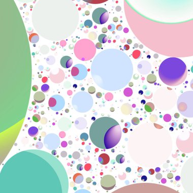 Çok renkli geometrik daire arka plan seamless modeli.