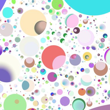 Daire saydam arka plan - eğilim seamless modeli.