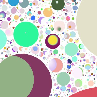 Çok renkli geometrik daire arka plan seamless modeli.