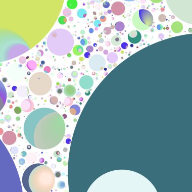 Daire saydam arka plan - eğilim seamless modeli.