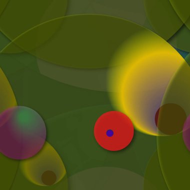 Daire saydam arka plan - eğilim seamless modeli.