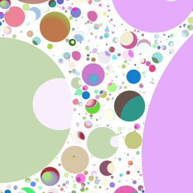 Çok renkli geometrik daire arka plan seamless modeli.