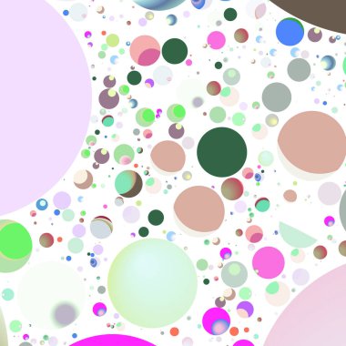 Çok renkli geometrik daire arka plan seamless modeli.