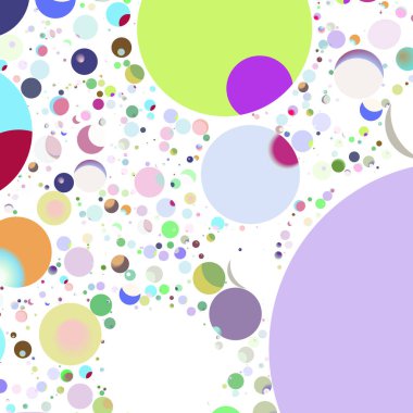 Çok renkli geometrik daire arka plan seamless modeli.