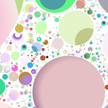 Daire saydam arka plan - eğilim seamless modeli.