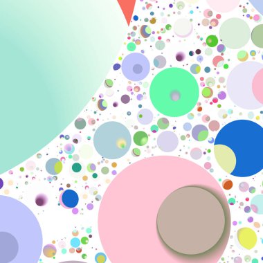 Çok renkli geometrik daire arka plan seamless modeli.