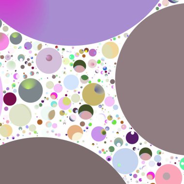 Çok renkli geometrik daire arka plan seamless modeli.