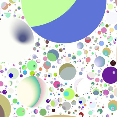 Çok renkli geometrik daire arka plan seamless modeli.