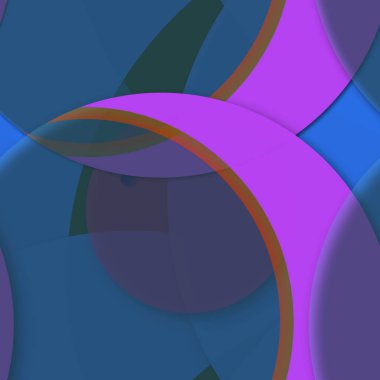 Çok renkli geometrik daire arka plan seamless modeli.